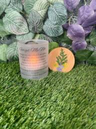 In Loving Memory Forget Me Not Tea Light Remembrance Candle, Not Flowers, Add A Photo, Bereavement Gift, Sympathy Gift - thumbnail 1