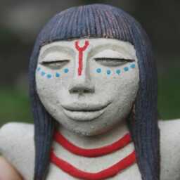 Guerreras, Esculturas De Cer??mica Hechas A Mano Por Encargo/Venus Paleol??ticas/Handmade Ceramic Warrior Sculptures Paleolithic Venus - thumbnail 3