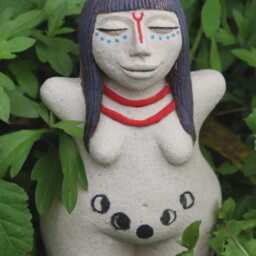Guerreras, Esculturas De Cer??mica Hechas A Mano Por Encargo/Venus Paleol??ticas/Handmade Ceramic Warrior Sculptures Paleolithic Venus - thumbnail 2