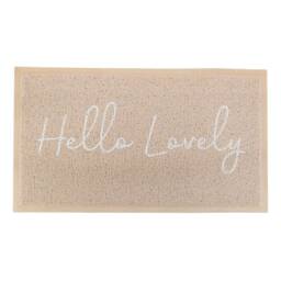 Hello Lovely Doormat - Doormat Cute Welcome Mat Housewarming Gift Best Friend Indoor/Outdoor 70 X 40cm - thumbnail 3