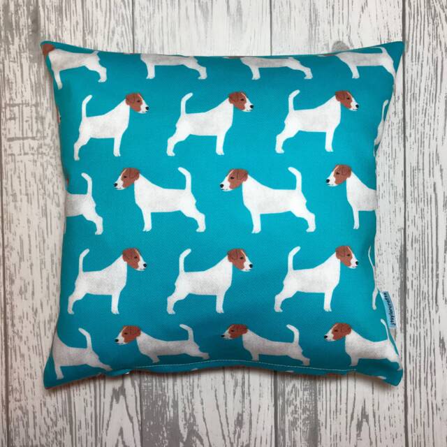 Jack Russell Dog Print Cushion Cover - Home Decor, Pillow Cover, Home & Living, Decorative Pillow, 38x38 cms - image 1
