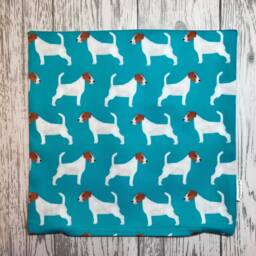 Jack Russell Dog Print Cushion Cover - Home Decor, Pillow Cover, Home & Living, Decorative Pillow, 38x38 cms - thumbnail 2