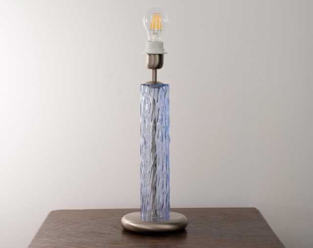 Murano Table Lamp - Violet Tubes Collection Hand-Blown Italy Customizable Light - image 1