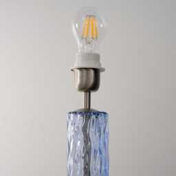 Murano Table Lamp - Violet Tubes Collection Hand-Blown Italy Customizable Light - thumbnail 2
