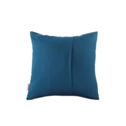 Dark Teal Bird On Cherry Blossom - Mini 10.5 Inches Square Pillow - thumbnail 3