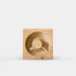 Luka - Wooden Table Clock With Acrylic Arrows in Different Colors. Reliable Clockwork - thumbnail 4