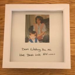Loved Ones Handwriting Frame - Memorial Remembrance Gift Loved Piece Mourning- Christmas - thumbnail 2