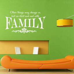Love Family Friends Happy Joy Quote Wall Sticker Vinyl Mural Decal Home House Apartment Art Decor Free Shipping L010 - thumbnail 1