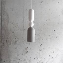Handmade Concrete Pendant Light Modern Plaster Lamp - thumbnail 2