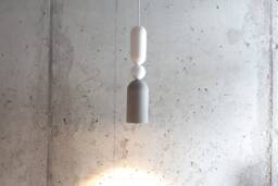 Handmade Concrete Pendant Light Modern Plaster Lamp - thumbnail 1