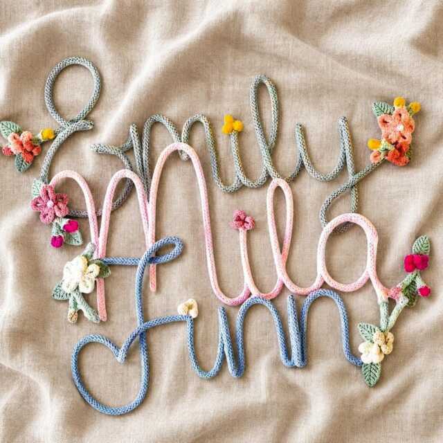 Personalised Wire Name Sign, Custom Nursery Name, Children's Bedroom Wall Decor, Baby Shower Gift - image 1
