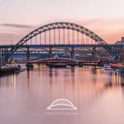 Tyne Bridge Panoramic Framed Print Newcastle Photography Wall Art - 20x11 - thumbnail 2