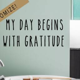 Mirror Affirmation Decal, Affirmation Mantra Custom Affirmation, Positive Wall Art, Decal Custom - thumbnail 3
