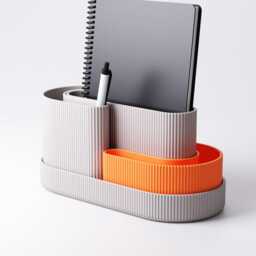 Modular A5 Desk Organiser Modern Office Storage Stationery Holder - thumbnail 2