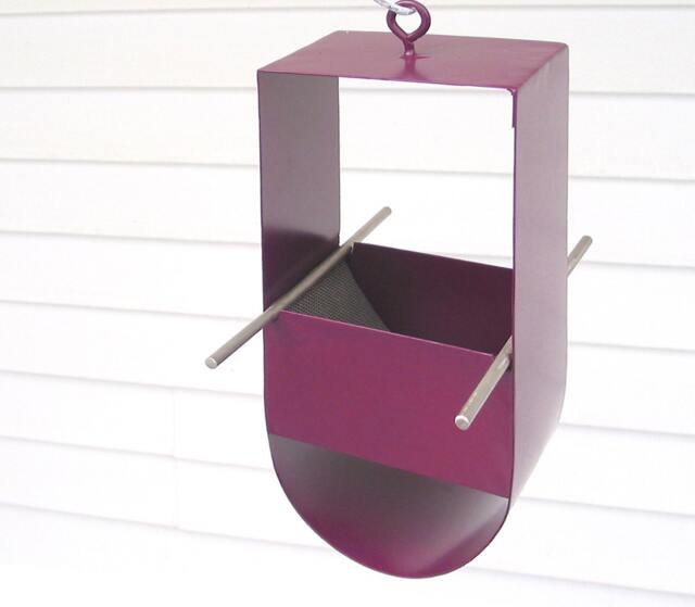 Cheep Modern Bird Feeder in Aubergine - image 1