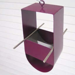 Cheep Modern Bird Feeder in Aubergine - thumbnail 2