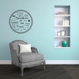 You Are My Sunshine Vinyl Wall Decal - Nursery Decor - thumbnail 2