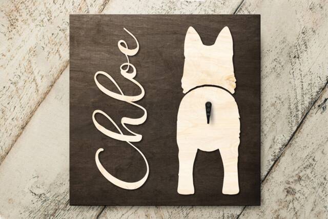 Personalized German Shepherd Key Holder, Custom Pet Name Sign For Dog Lovers, Birthday Gift - image 1