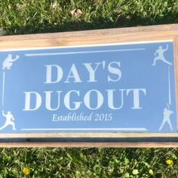 Personalized Baseball Dugout Mirror-Baseball Sign-Custom Decor-Baseball Room-Baseball Wall Art-Custom Gift - thumbnail 2