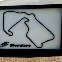 F1 Silverstone Free Standing Wall Art - Add Speed & Style To Your Home D??cor - thumbnail 2