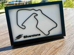 F1 Silverstone Free Standing Wall Art - Add Speed & Style To Your Home D??cor - thumbnail 1