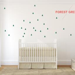 Triangle Green Wall Decals Decor Stickers Nursery Baby Modern & Scandinavian - thumbnail 4