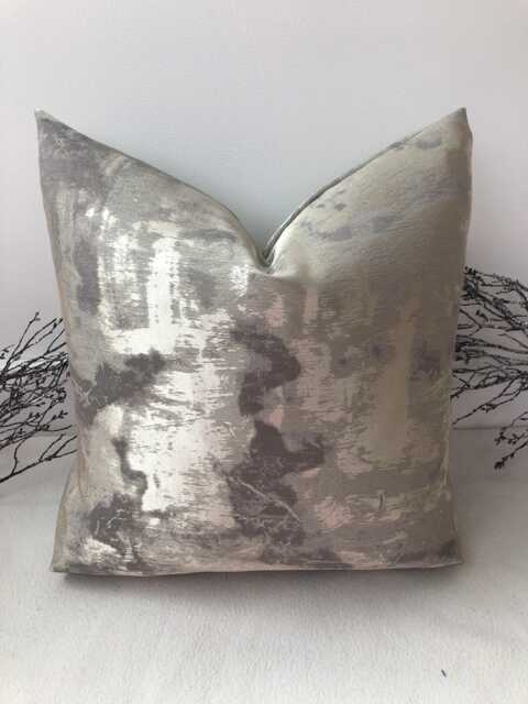 Luxury Taupe Gold Grey Charcoal Scatter Cushions Sofa Set Bed Cushion Shim Pillow Cover - Style 31 - image 1
