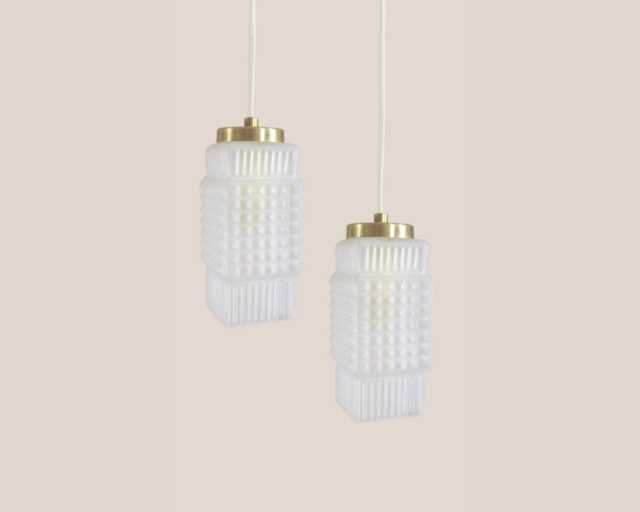 Yugochic Pendant Chandelier Mcm Hanging Lights R Vintage Ceiling Small Fixtures Retro Glass Gold Brass Crystal - image 1
