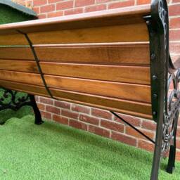 Cast Iron Garden Rustic Bench - thumbnail 4