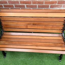 Cast Iron Garden Rustic Bench - thumbnail 3