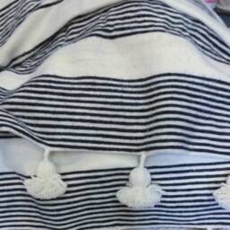 Moroccan Blanket - Wool Blanket Handmade Soft Wool Moroccan -Birthday Gift For Mom Comfy Bedroom D??cor - thumbnail 3