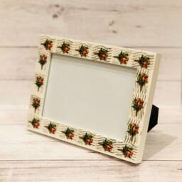 Flower Bouquet Postage Stamp Frame - Holds 4x6 Photo - thumbnail 2