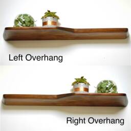 Floating Modern Shelves Made Of Walnut Rustic Shelf Farmhouse Wall Decor Shelf Hanging Kitchen Wood - thumbnail 3