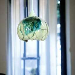 Raku Ceramic Chandelier, For Reading, To Create A Romantic & Intimate Atmosphere. Italian Craftsmanship, Created With Love. A1 - thumbnail 2
