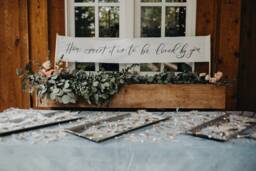 Calligraphy Fabric Banner - Custom Wall Hanging Large