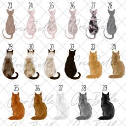Personalised Cat Bauble, Any Colour Glitter Name Christmas Tree Decor Pet Luxury Gift Ideas Lovers Kitten Present Siamese Rag Doll Blue - thumbnail 3