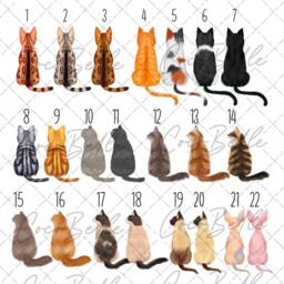 Personalised Cat Bauble, Any Colour Glitter Name Christmas Tree Decor Pet Luxury Gift Ideas Lovers Kitten Present Siamese Rag Doll Blue - thumbnail 2