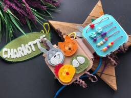 Baby Activity Book From 6 Month To 2 Years, Educational Felt Book, Felt Busy Book, Baby Quiet - thumbnail 1