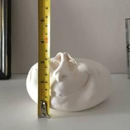 Outdoor Statue, Ready To Paint, Ceramic Rock, Garden Stone, Home Decoration, Gift For Mom - thumbnail 4