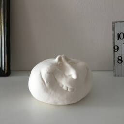 Outdoor Statue, Ready To Paint, Ceramic Rock, Garden Stone, Home Decoration, Gift For Mom - thumbnail 2