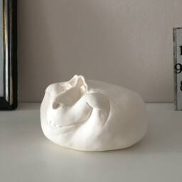 Outdoor Statue, Ready To Paint, Ceramic Rock, Garden Stone, Home Decoration, Gift For Mom - thumbnail 3
