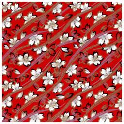 Votive Luminary, Scattered Cherry Blossoms On Red, Japanese Chiyogami Paper - thumbnail 3
