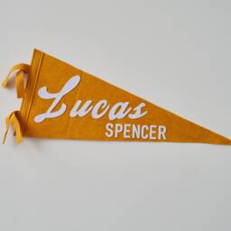 Custom Felt Name Pennant - Personalized Wool Banner - thumbnail 2