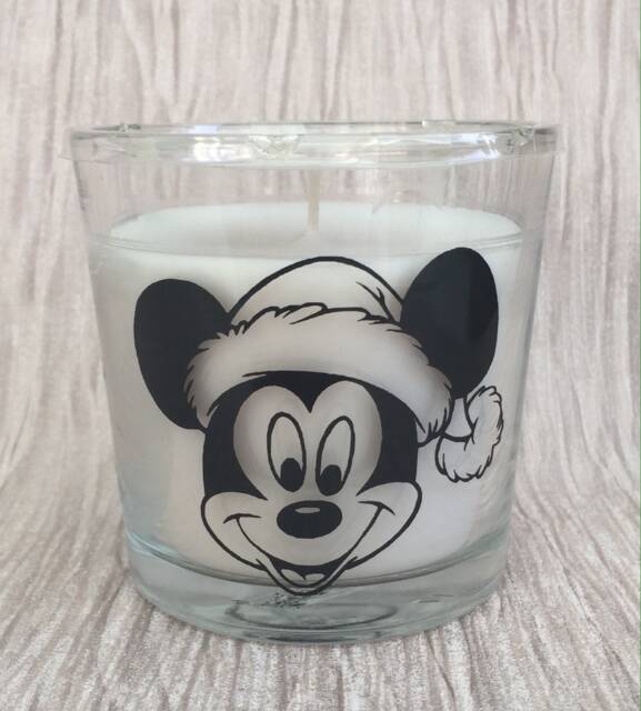 Mickey Mouse Christmas Candle. Stocking Filler. Secret Santa - image 1