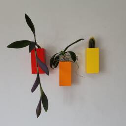 Colorful Wall Planters, Mounted Plant Pot For Modern Homes - thumbnail 3