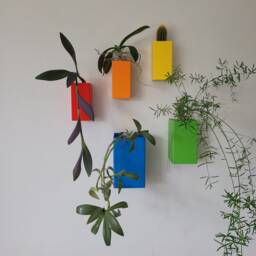 Colorful Wall Planters, Mounted Plant Pot For Modern Homes - thumbnail 1