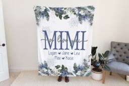 Christmas Gift For Her, Nana Present, Grandma Quote Blanket, From Kids Wife, Grandparent