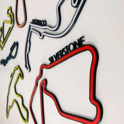 F1 Circuit 3D Wall Art Motorsport Decor, Grand Prix Tracks - thumbnail 1