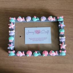 Nautical Themed Resin Decal Deep Box Photo Frame 4 X 6 Inches - thumbnail 2