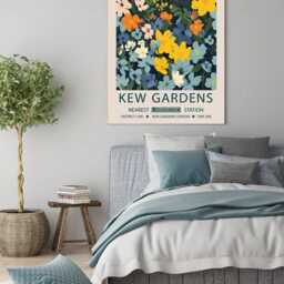 Botanical Flower Market Art Print, Kew Gardens Floral Wall Decor, Art, Art - thumbnail 2